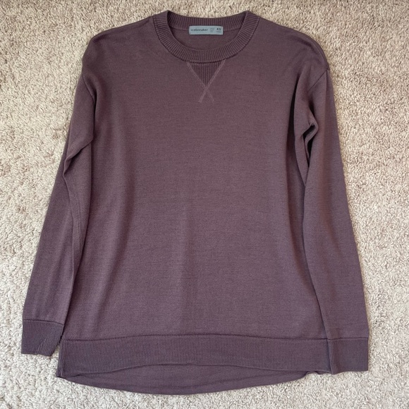 Icebreaker Women's Wool Blend Crewneck Long Sleeve Lightweight Sweatshirt XS - Picture 8 of 16